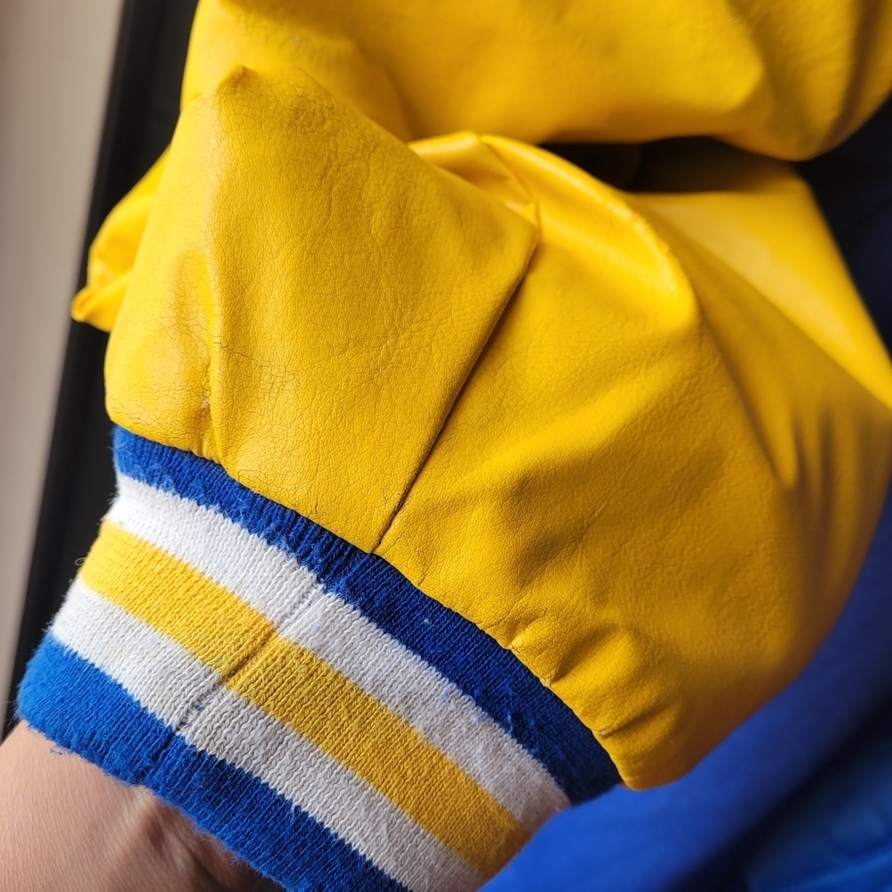 Vintage Steve & Barry’s Navy University Jacket Mens Exrta Large XL Lettermans - Picture 12 of 16